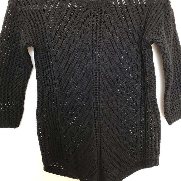 Chelsea & Theodore | Crochet Crew Neck Sweater - Picture 2 of 4